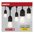 Satco S8035 24FT/INCD/SL/S14/120V 24' Black Patio String Light 