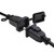 Satco S8039 Black 24' Patio Light Stringer with Medium Sockets