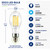 TCP FED23N15022E26CL - 26W ED23 LED Filament HPS Replacement Lamp - 2200K