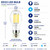 TCP FED23N15050E26CL - 26W Clear ED23 LED Filament HID Replacement Lamp - 5000K