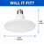 TCP L15SL16D30A - 15W Class LED Starlight Warm Dimming Disc Bulb - 3000K to 2000K