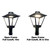 LBS Lighting Specification Grade LED Post Top Coach Lantern Light Fixture 