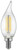 TCP FF11D6050E12SCL95 - 5W Clear F11 LED Filament Flame Tip Bulb - E12 Base - 5000K