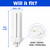 TCP LPLU42B2530K - 13W Type B LED PL CFL Replacement Lamp - 3000K