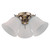 Westinghouse 7784800 - 3-Light LED Antique Brass Cluster Ceiling Fan Light Kit