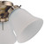 Westinghouse 7784800 - 3-Light LED Antique Brass Cluster Ceiling Fan Light Kit