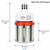 Keystone KT-LED80PSHID-EX39-840-D /G4 - HID Replacement LED Lamp - 4000K 