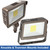 LBS Lighting Heavy Duty Adjustable LED Floodlight with Photocell 