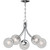  Volume Lighting V2125-3 Chrome French Inspired Hanging Chandelier