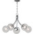 Volume Lighting V2125-3 Chrome French Inspired Hanging Chandelier