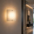 Volume V6628-33 - Brushed Nickel LED Indoor Wall Sconce with White Glass - 3000K 
