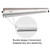 LBS Lighting 2ft LED Strip Light with Diffuser 