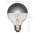 Satco S9828 4.5G25/SLV/LED/E26/27K/120V
