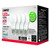 Satco S11416 9.5A19/LED/840/120V/D/4PK