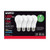 Satco S11457 13A19/LED/850/120V/D/4PK