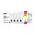 Satco S12460 5A19/CL/LED/E26/927/4PK/120V