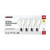 Satco S12461 5A19/CL/LED/E26/930/4PK/120V