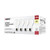 Satco S12467 8A19/SW/LED/E26/930/4PK/120V