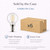 Satco S21209 5.5W G16.5 LED Globe Filament Bulb E12 Base - 2700K