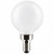 Satco S21212 - 5.5W LED G16.5 White Globe Bulb - 2700K - E12 Base