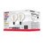 Satco S21242 4.5G25/LED/CL/927/120V/2PK