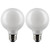 Satco S21244 4.5G25/LED/WH/927/120V/2PK