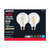 Satco S21246 6G25/LED/CL/930/120V/2PK