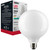 Satco S21261 – 8W LED G40 White Globe Bulb – 4000K Cool White – Dimmable
