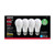 Satco S28789 15.5A19/LED/27K/ND/120V/4PK