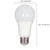 Satco S29816 15A19/LED/3000K/1600L/120V/D