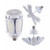 Satco S39799 - 60W/LED/HID/MB-G3/27K/100-277V - 60W Expandable LED Corn Bulb - 2700K