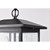  Satco 60-5933 Matte Black Ceiling Hanging Light with Clear Glass 