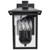  Satco 60-5934 Matte Black Wall Lantern Light with Clear Glass 