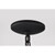  Satco 60-5944 Matte Black Ceiling Hanging Light with Clear Water Glass 