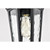  Satco 60-5944 Matte Black Ceiling Hanging Light with Clear Water Glass 