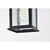  Satco 60-5958 Matte Black Hanging Light with Clear Water Glass 