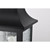  Satco 60-5958 Matte Black Hanging Light with Clear Water Glass 