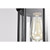  Satco 60-6117 Matte Black Hanging Light with Clear Glass 