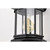  Satco 60-6118 Matte Black Wall Light with Clear Glass 