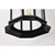  Satco 60-6118 Matte Black Wall Light with Clear Glass 