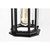  Satco 60-6119 Matte Black Wall Light with Clear Glass 