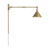  Satco 60-7361 Burnished Brass Wall Light with Switch 