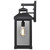  Satco 60-7372 Matte Black  Wall Light with Clear Glass 