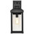 Satco 60-7372 Matte Black  Wall Light with Clear Glass 