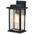  Satco 60-7375 Sullivan Black Outdoor Wall Lantern Light 