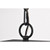  Satco 60-7377 Matte Black Hanging Light with Clear Seedy Glass 