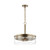  Satco 60-7530 Burnished Brass Pendant Light with Clear Glass 