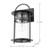  Satco 60-7641 Matte Black Wall Lantern Light with Clear Glass 