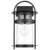  Satco 60-7641 Matte Black Wall Lantern Light with Clear Glass 