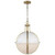  Satco 60-7665 Matte White Pendant Light with White Opal Glass 